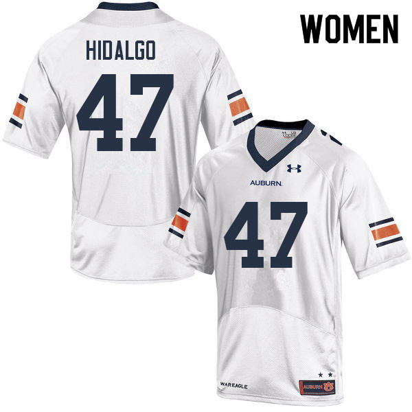Women's Auburn Tigers #47 Grant Hidalgo White 2022 College Stitched Football Jersey